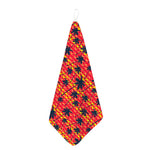 Trippy Palm Tree Pattern Print Hand Towel