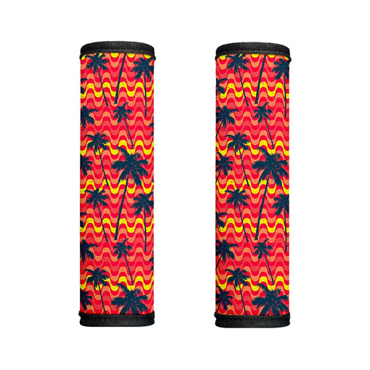 Trippy Palm Tree Pattern Print Handle Covers