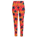 Trippy Palm Tree Pattern Print High-Waisted Pocket Leggings