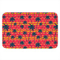 Trippy Palm Tree Pattern Print Indoor Door Mat