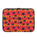 Trippy Palm Tree Pattern Print Laptop Sleeve