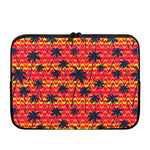 Trippy Palm Tree Pattern Print Laptop Sleeve