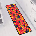 Trippy Palm Tree Pattern Print Long Kitchen Mat