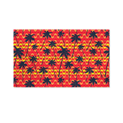 Trippy Palm Tree Pattern Print Polyester Flag