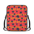 Trippy Palm Tree Pattern Print Rectangular Crossbody Bag
