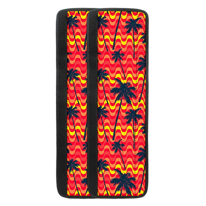 Trippy Palm Tree Pattern Print Refrigerator Handle Covers