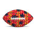 Trippy Palm Tree Pattern Print Rugby Ball