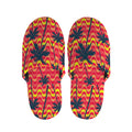 Trippy Palm Tree Pattern Print Slippers