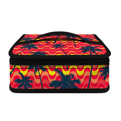 Trippy Palm Tree Pattern Print Small Lunch Bag