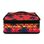 Trippy Palm Tree Pattern Print Small Lunch Bag