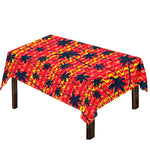 Trippy Palm Tree Pattern Print Tablecloth