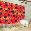 Trippy Palm Tree Pattern Print Wall Sticker