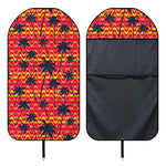 Trippy Palm Tree Pattern Print Waterproof Car Seat Cover