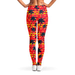 Trippy Palm Tree Pattern Print Women's Leggings