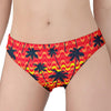 Trippy Palm Tree Pattern Print Women's Panties