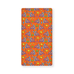 Trippy Pizza Pattern Print Baby Crib Sheet