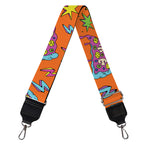 Trippy Pizza Pattern Print Bag Strap