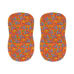 Trippy Pizza Pattern Print Bar Stool Covers