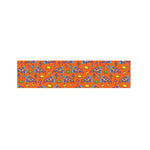 Trippy Pizza Pattern Print Bed Runner