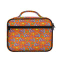 Trippy Pizza Pattern Print Briefcase Bible Bag