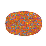 Trippy Pizza Pattern Print Car Side Mirror Covers