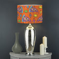 Trippy Pizza Pattern Print Drum Lamp Shade