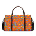 Trippy Pizza Pattern Print Duffel Bag