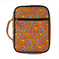 Trippy Pizza Pattern Print Front Pocket Bible Bag