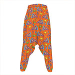 Trippy Pizza Pattern Print Hammer Pants