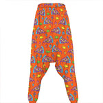 Trippy Pizza Pattern Print Hammer Pants