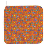 Trippy Pizza Pattern Print Hand Towel