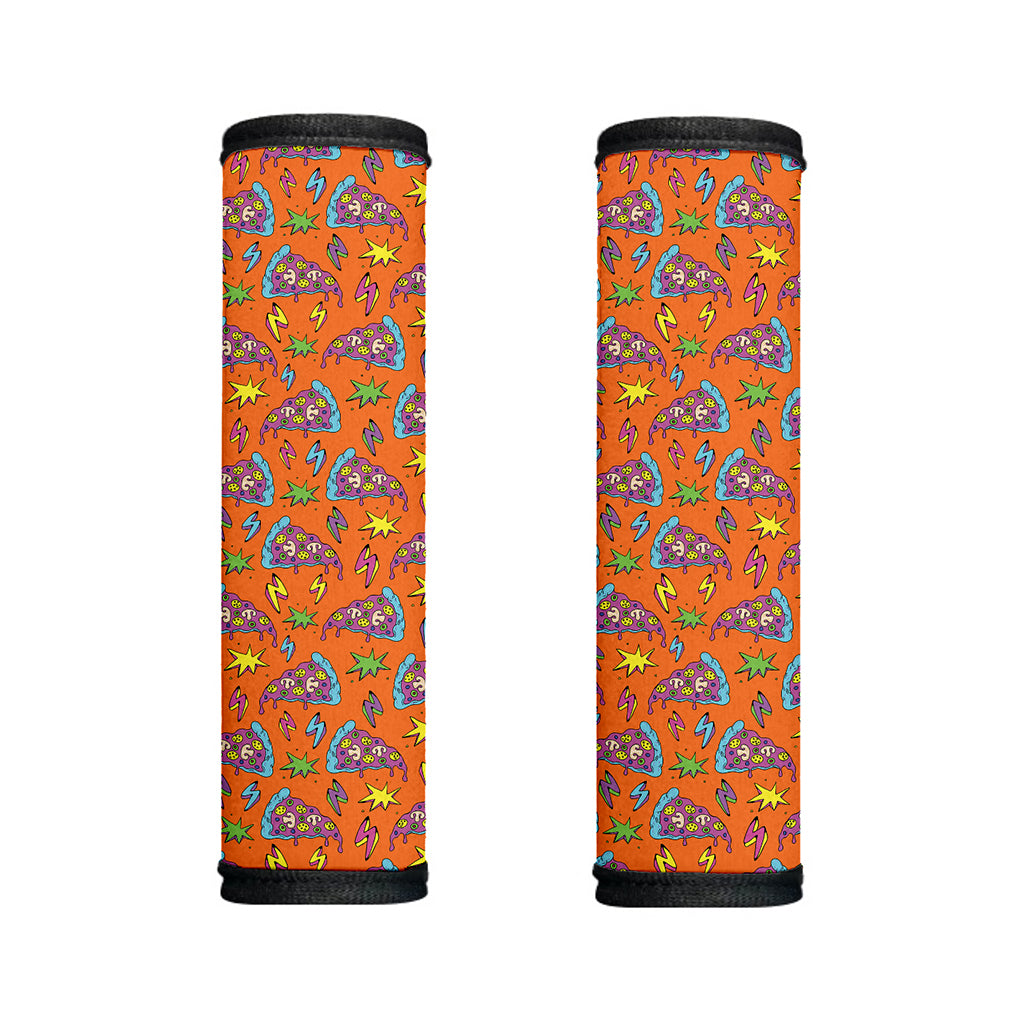 Trippy Pizza Pattern Print Handle Covers