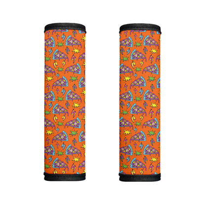 Trippy Pizza Pattern Print Handle Covers
