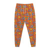 Trippy Pizza Pattern Print Jogger Pants