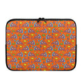 Trippy Pizza Pattern Print Laptop Sleeve