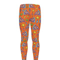 Trippy Pizza Pattern Print Men's Leggings