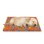 Trippy Pizza Pattern Print Pet Cooling Mat Cover