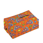 Trippy Pizza Pattern Print Rectangle Tissue Box Cover