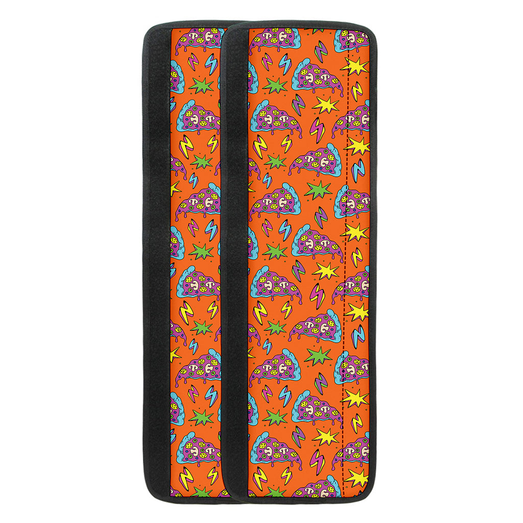 Trippy Pizza Pattern Print Refrigerator Handle Covers