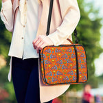 Trippy Pizza Pattern Print Shoulder Strap Bible Bag