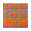 Trippy Pizza Pattern Print Silk Bandana