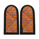 Trippy Pizza Pattern Print Skillet Handle Cover
