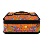 Trippy Pizza Pattern Print Small Lunch Bag