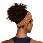 Trippy Pizza Pattern Print Sports Headband
