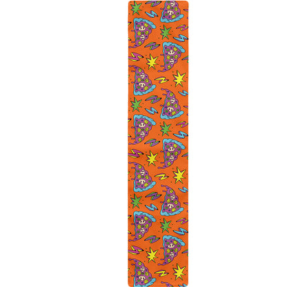 Trippy Pizza Pattern Print Table Runner