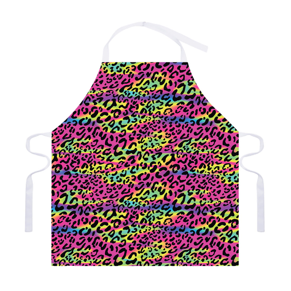 Trippy Psychedelic Leopard Print Adjustable Apron