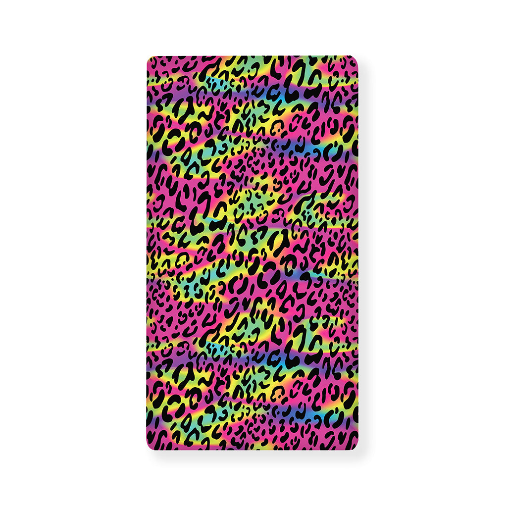 Trippy Psychedelic Leopard Print Baby Crib Sheet