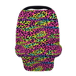 Trippy Psychedelic Leopard Print Baby Seat Cover