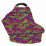 Trippy Psychedelic Leopard Print Baby Seat Cover