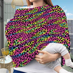 Trippy Psychedelic Leopard Print Baby Seat Cover